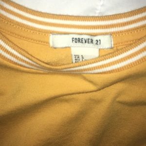 yellow Forever 21 Tee